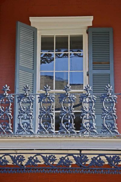 Louisiana, New Orleans, Historic Window detail